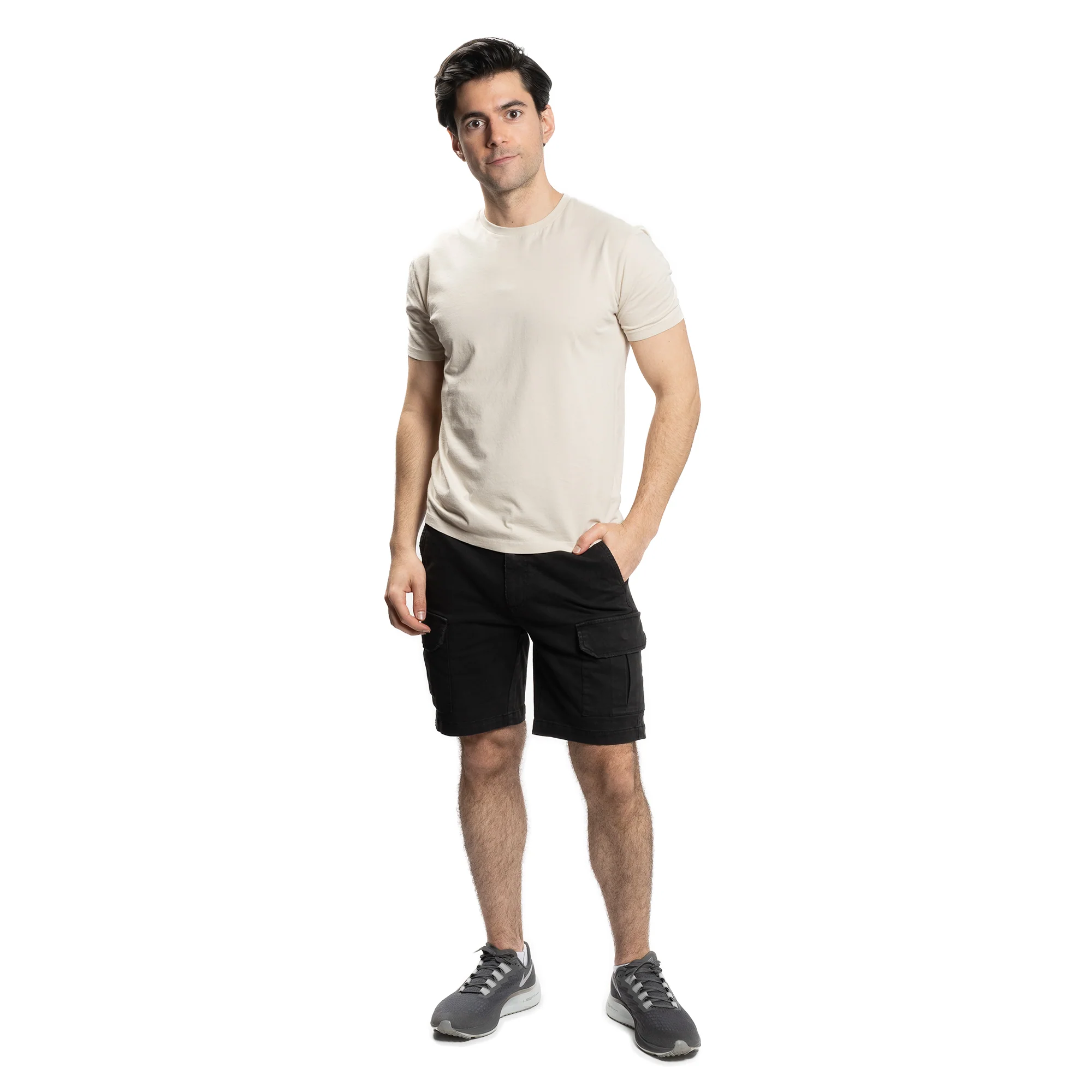 Cargo Shorts - Black - Image 4