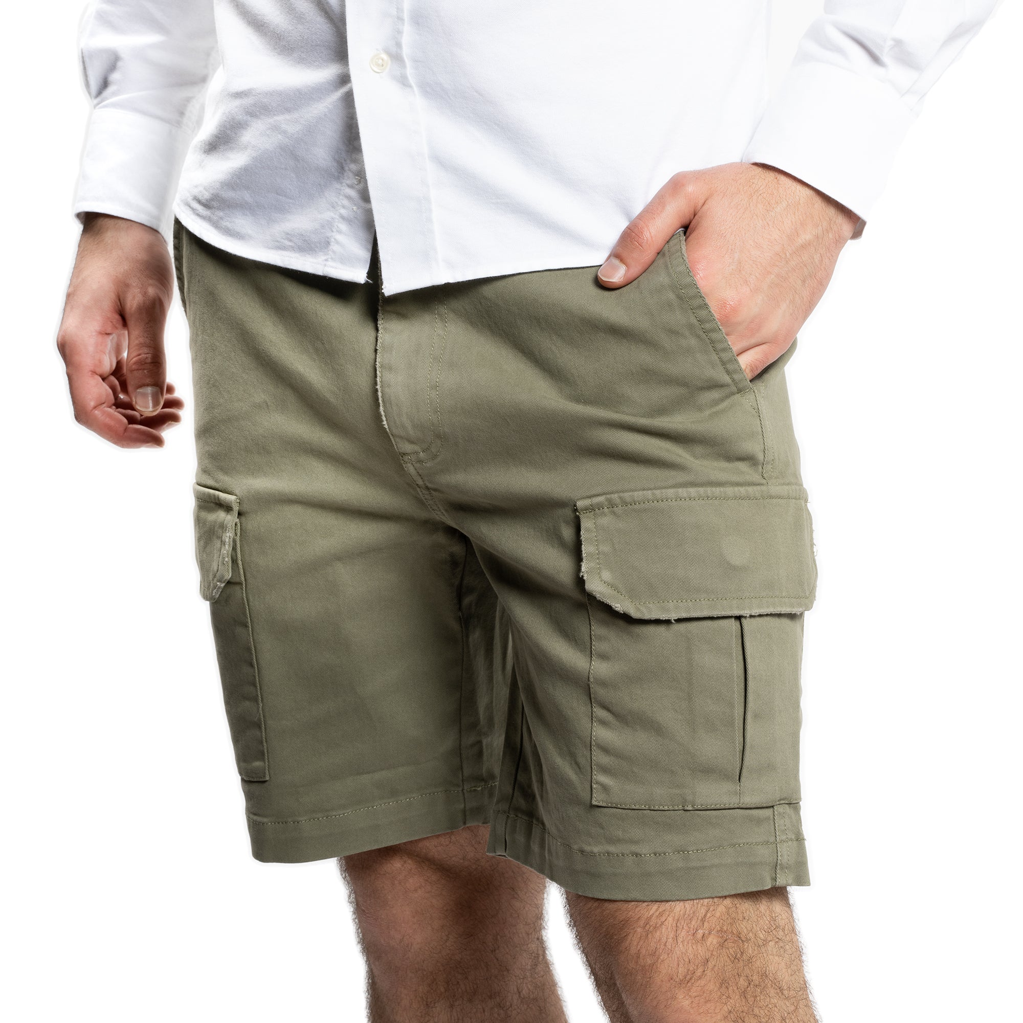 Cargo Shorts - Olive - Image 10