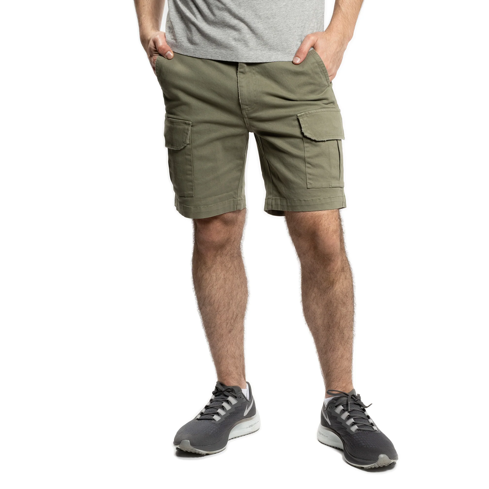 Cargo Shorts - Olive - Image 6