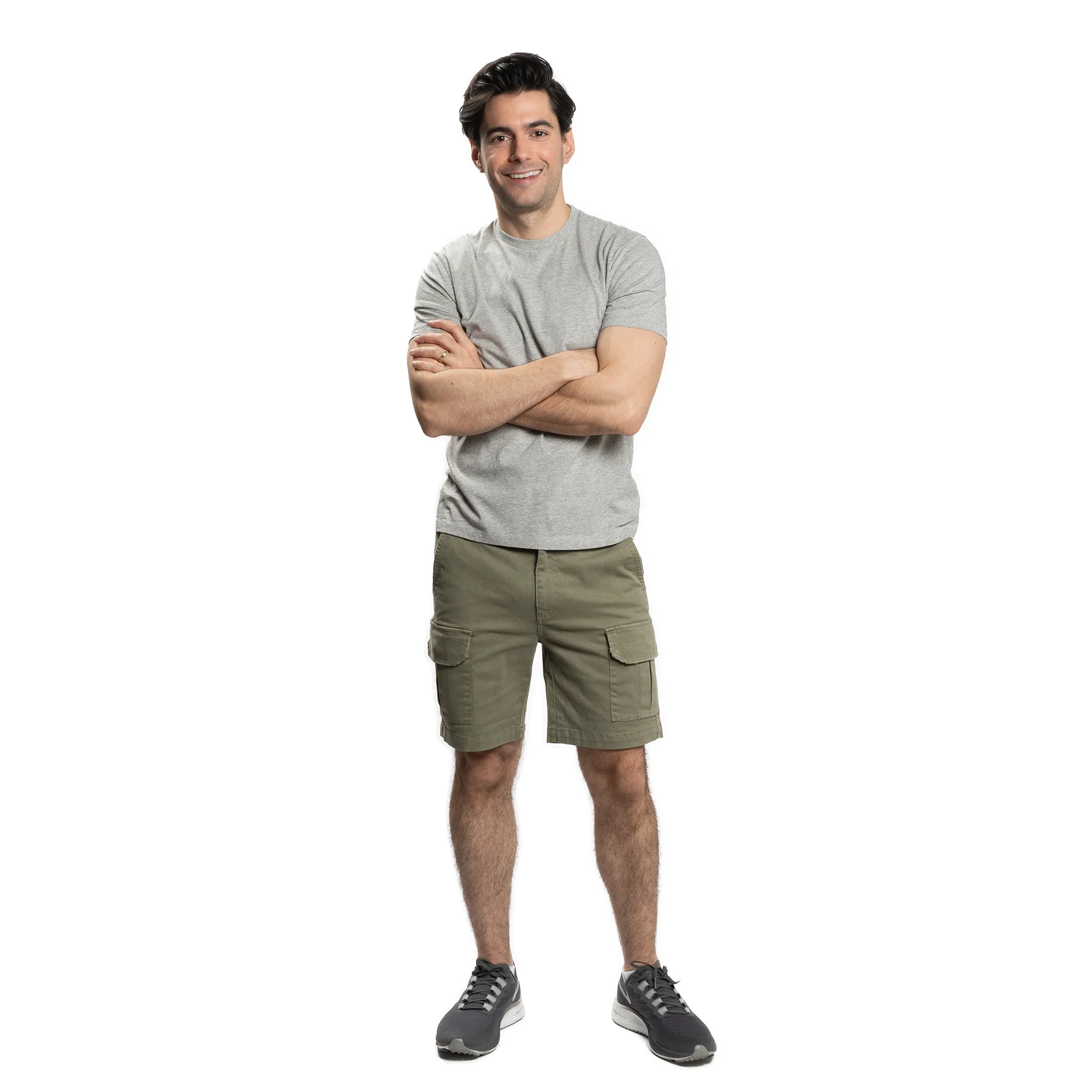 Cargo Shorts - Olive - Image 7