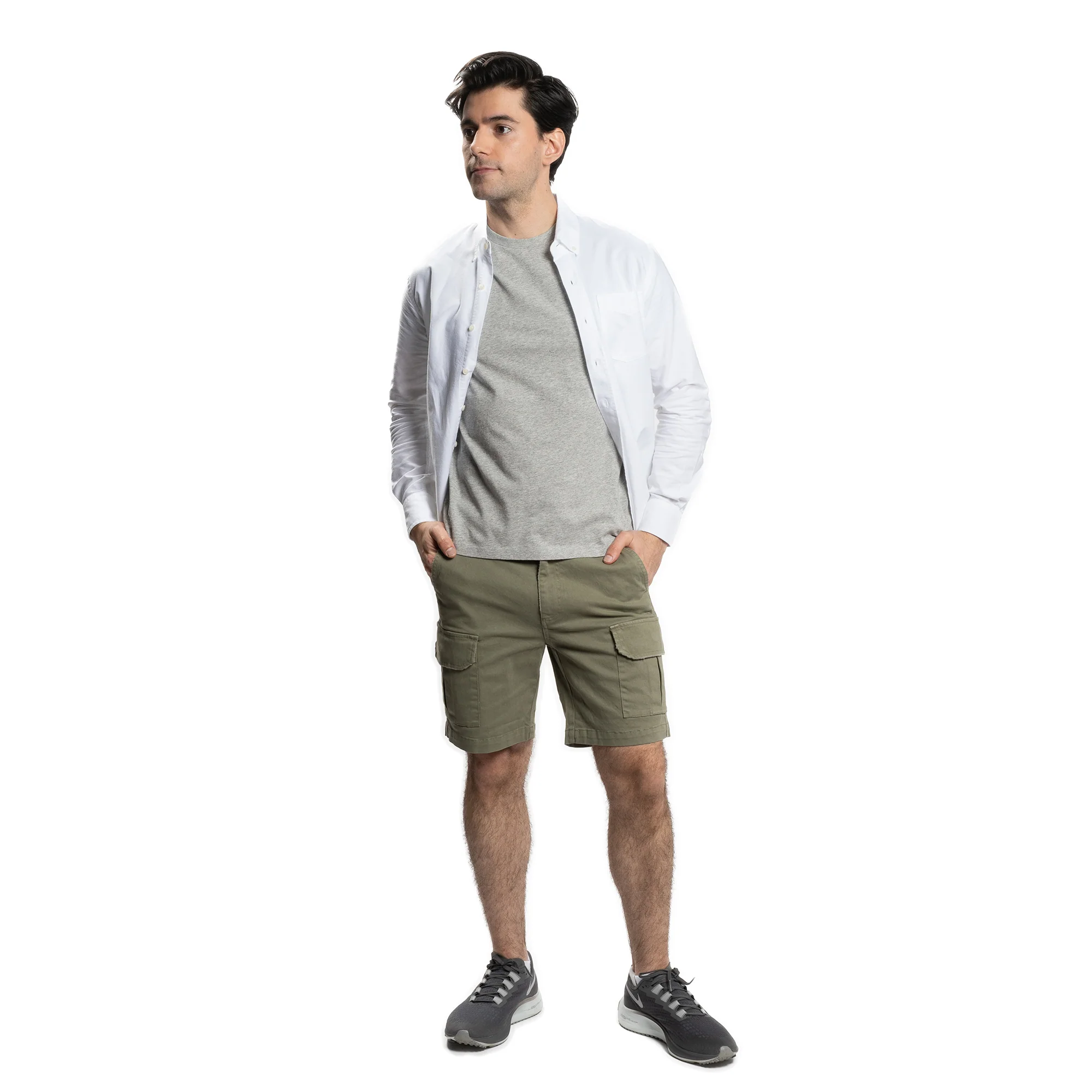 Cargo Shorts - Olive - Image 8