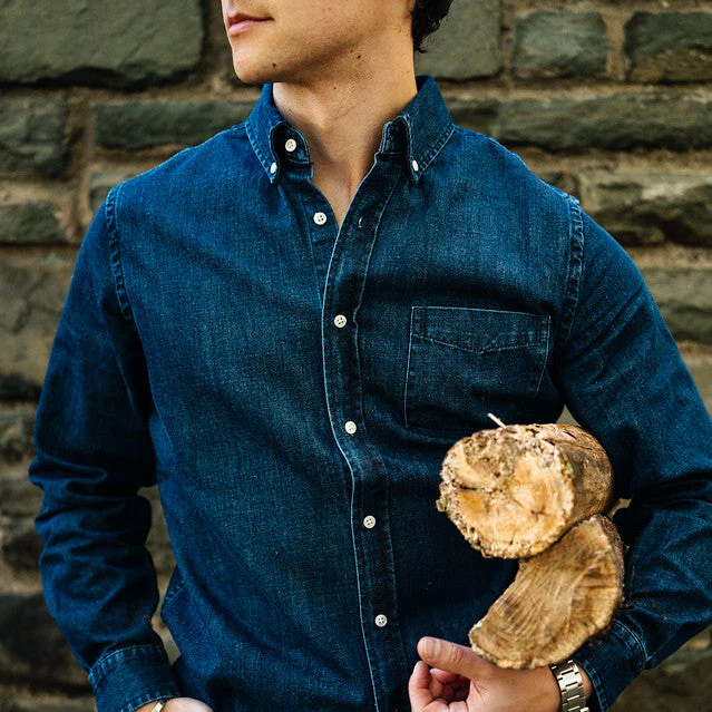Denim Shirts - Dark Wash - Image 4