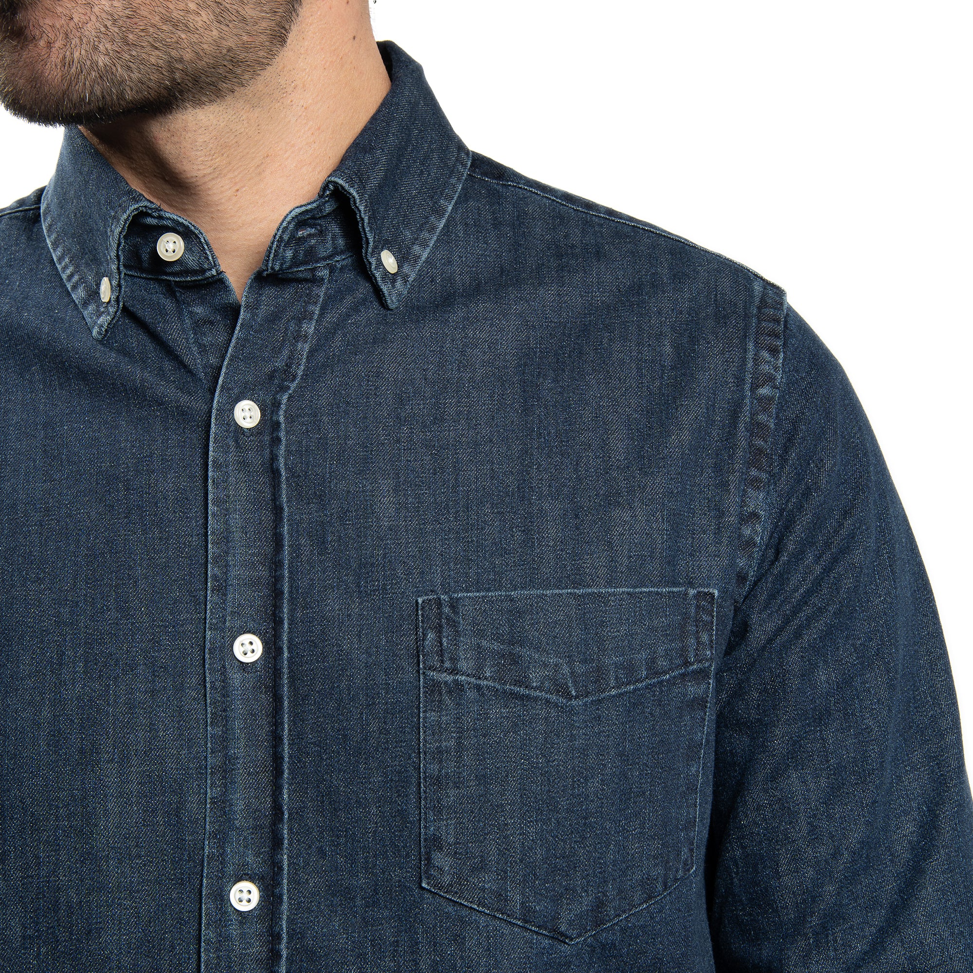 Denim Shirts - Dark Wash - Image 5