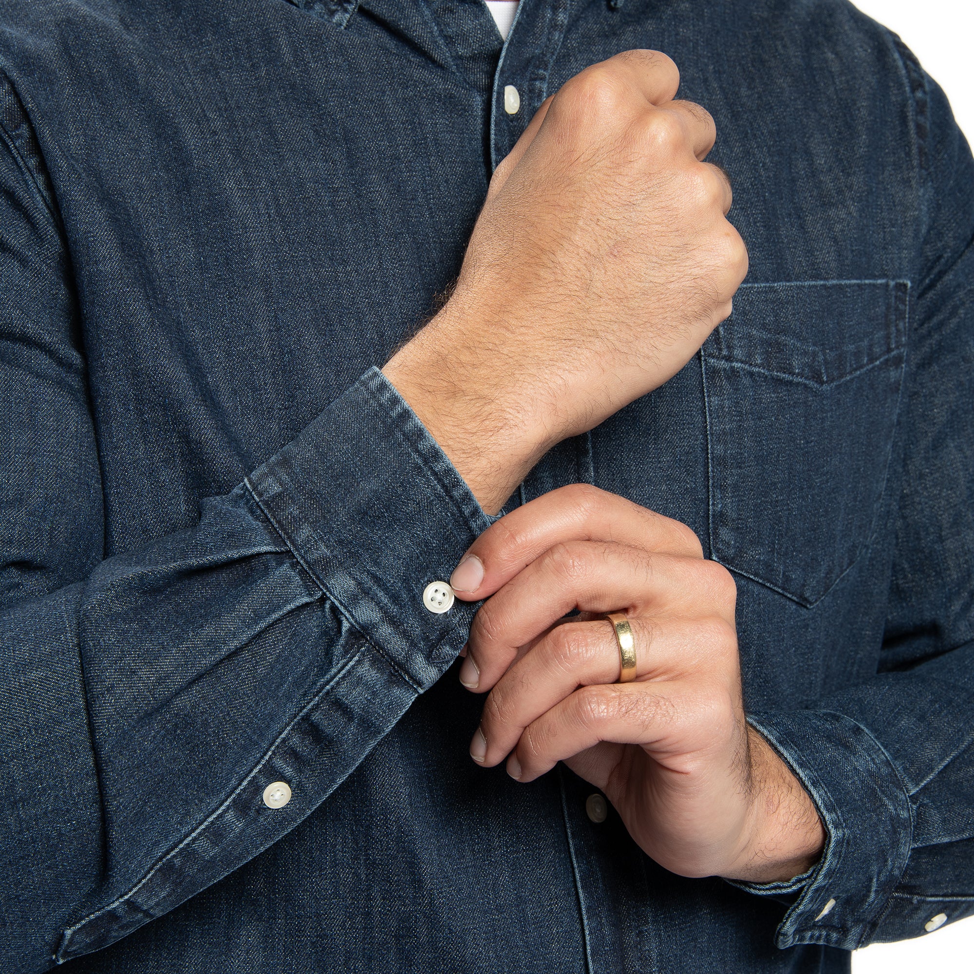 Denim Shirts - Dark Wash - Image 6