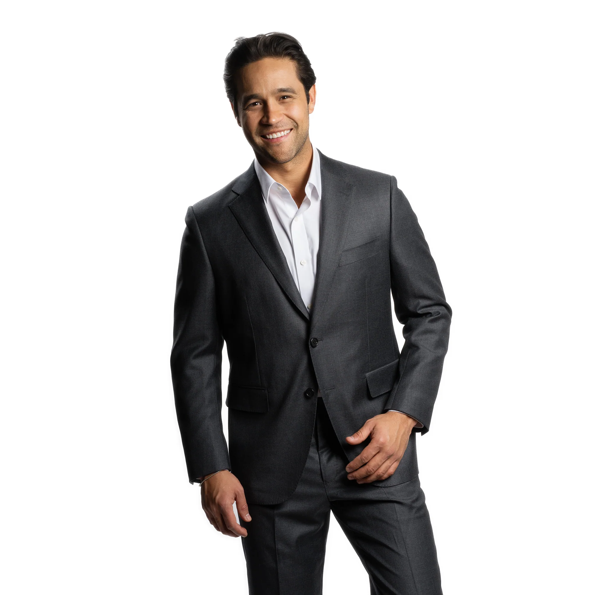 Easy Care Dress Shirt Standard Fit - White - Image 5