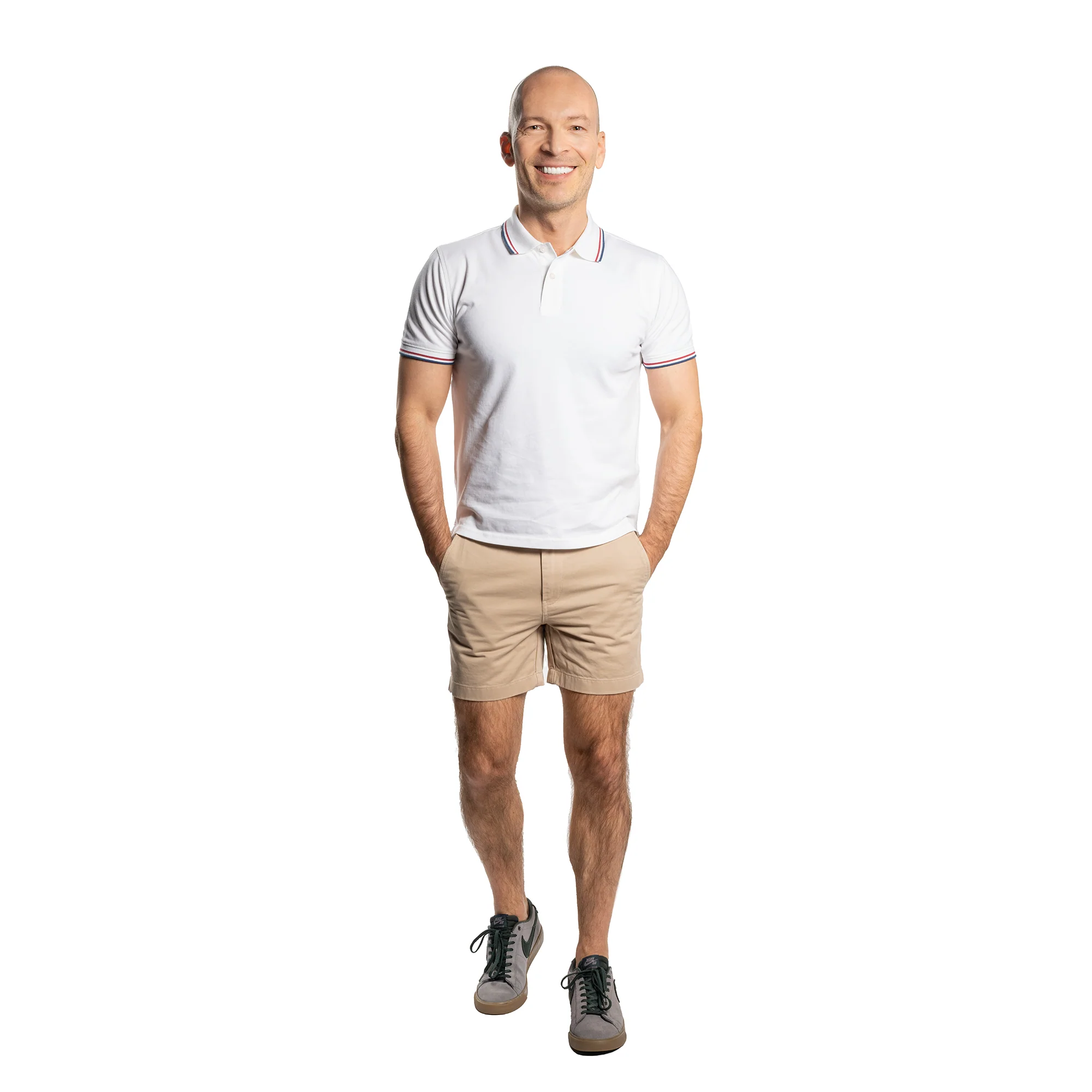 James Polo Shirt - White Tipped - Image 7