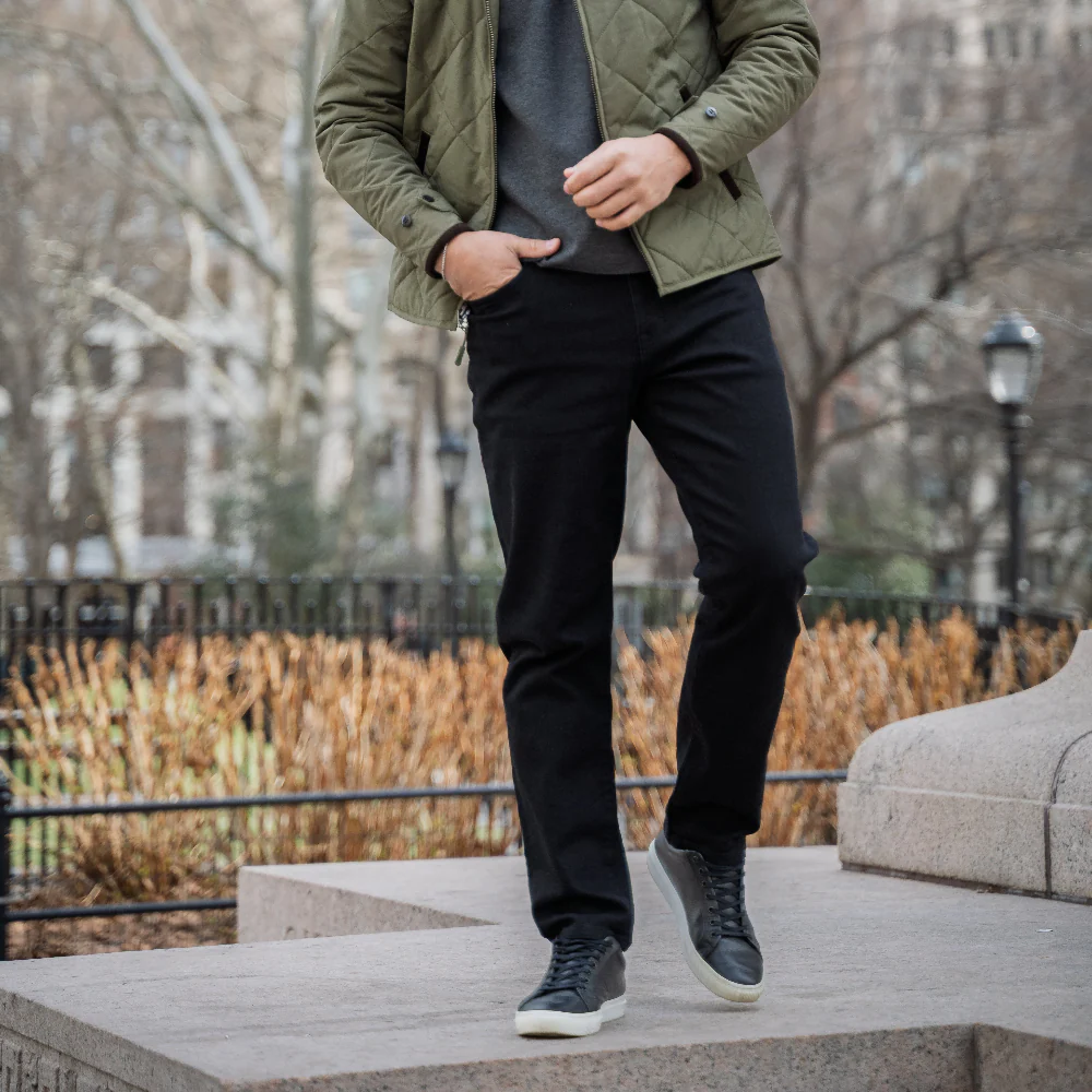 Johnny Stretch Jeans Slim Fit - Black - Image 3