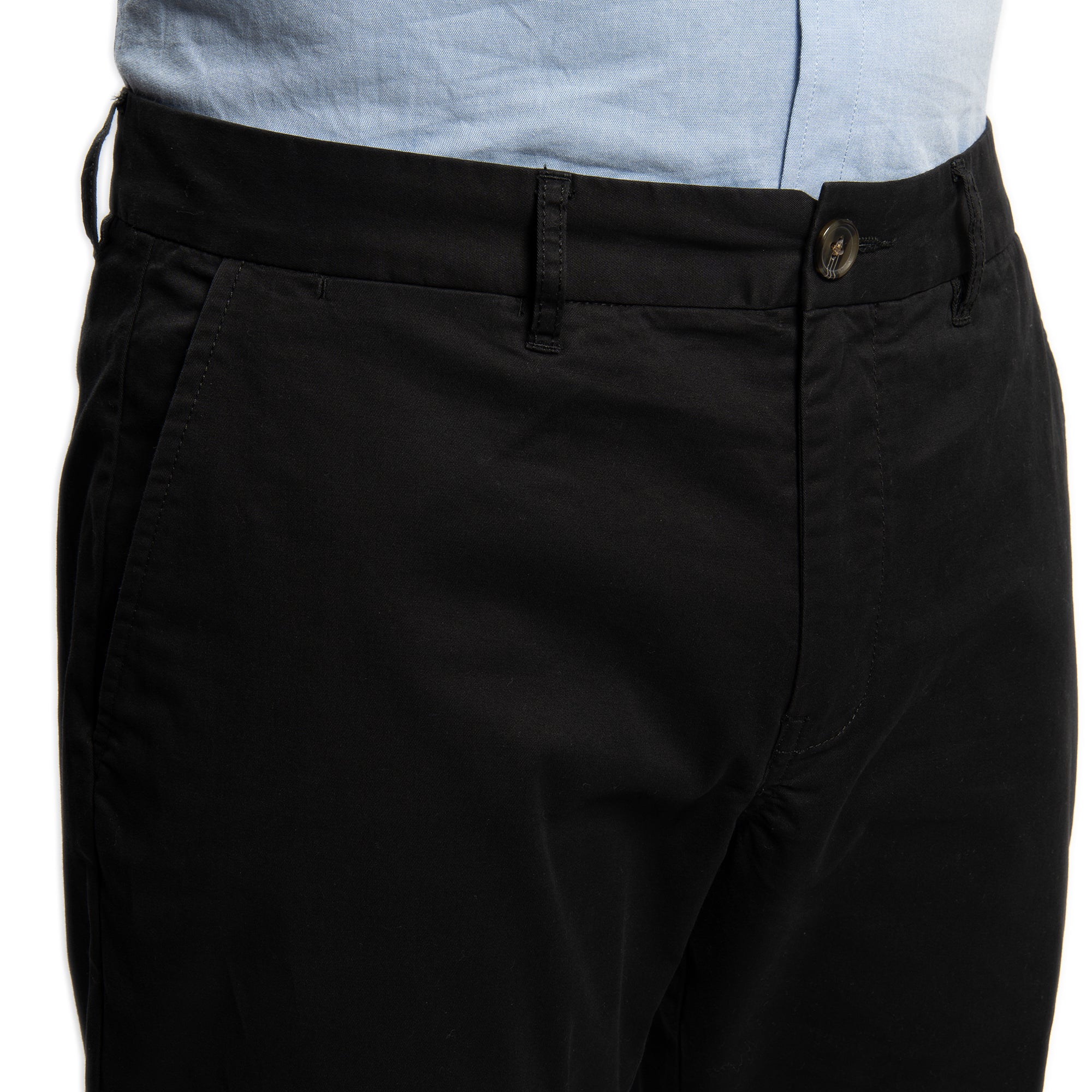 Lightweight Stretch Chinos Slim Fit - Black - Image 4