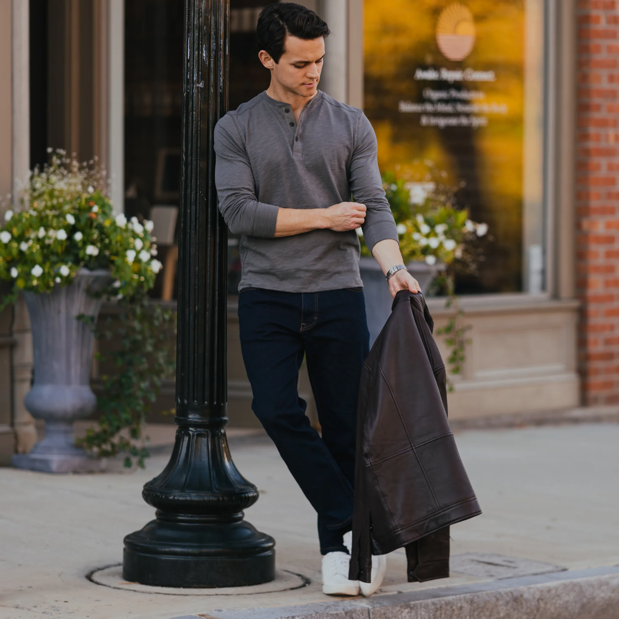 PMNYC Jeans Slim Fit - Dark Indigo Wash - Image 3