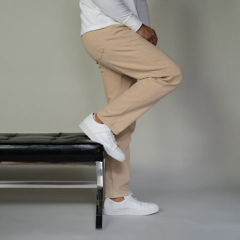 Travel Jeans Slim Fit - Tan - Image 4