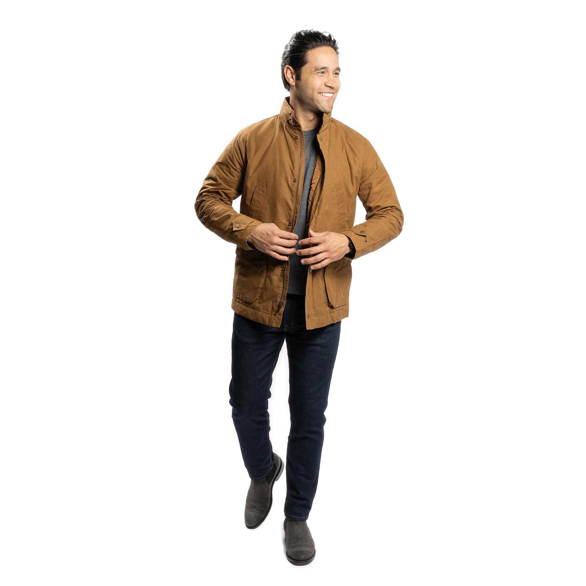 Waxed Jacket - Tobacco - Image 12