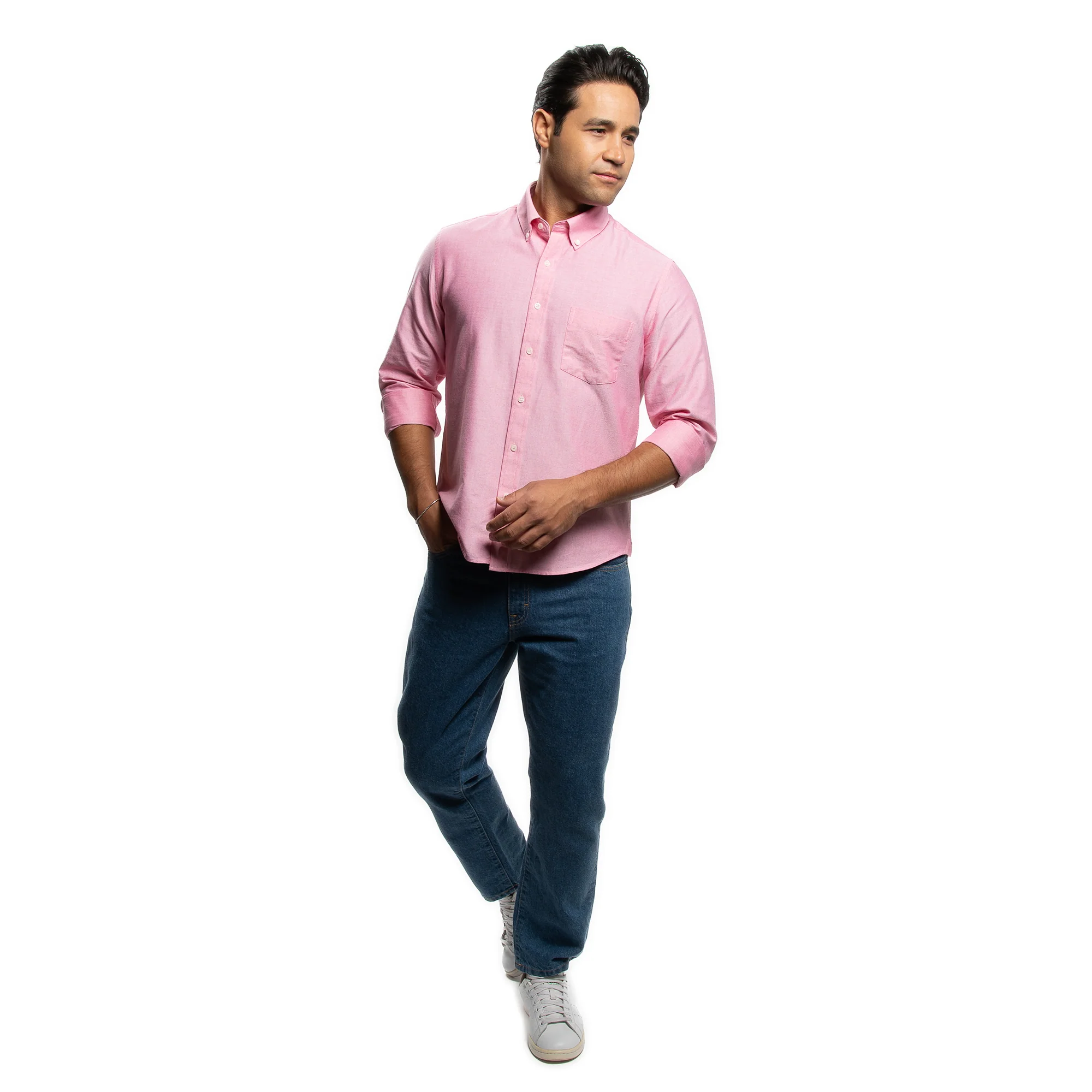 Weekend Oxford Standard Fit - Red - Image 7